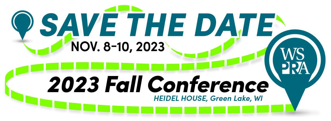 WSPRA 2023 Fall Conference Safe the Date