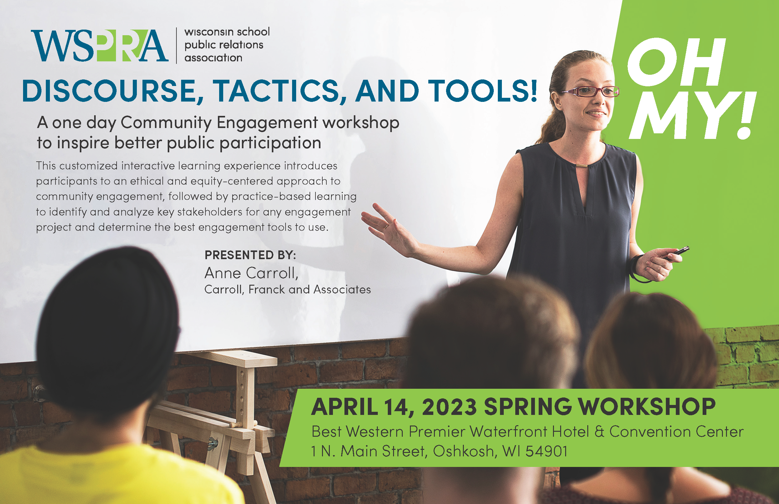 spring workshop information